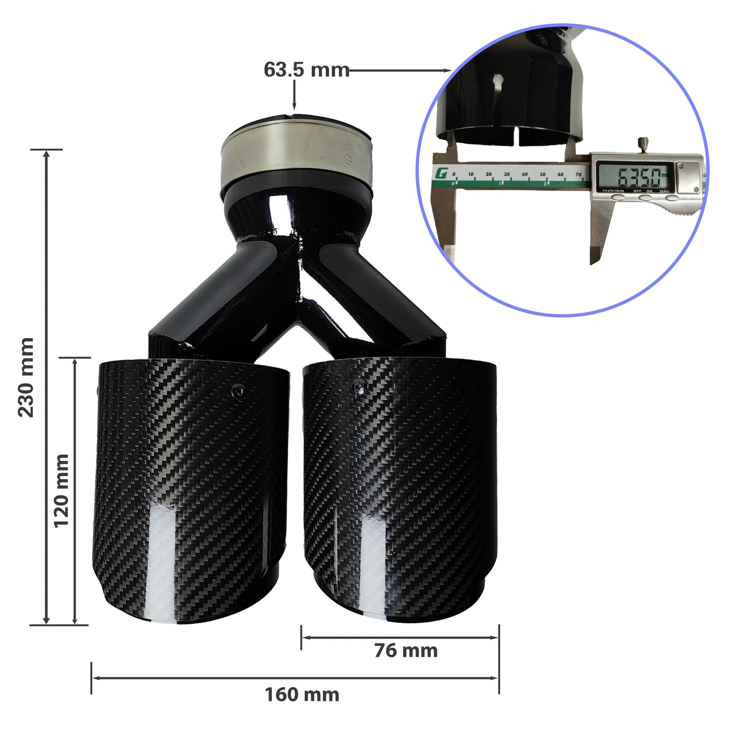 Carbon Auspuffrohre ENDROHRE